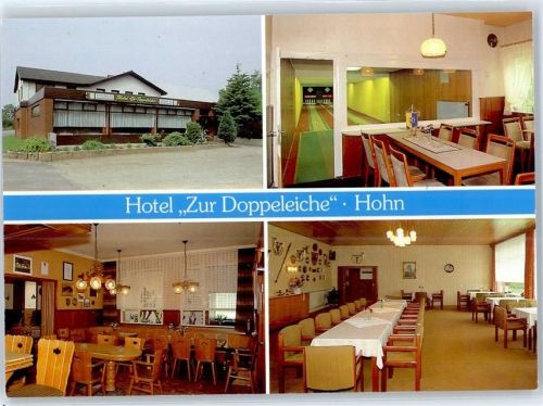 24806 W2377 Hohn b Rendsburg - Hotel Zur Doppeleiche, Kegelbahn