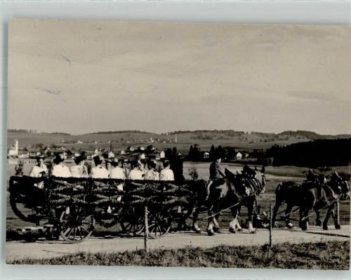 82418 W8110 Murnau a. Staffelsee - Festwagen Ort handschriftlich