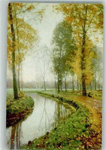 sign. Fernberg O. Goldener Herbst Serie 2656