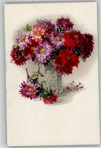 1924 Serie 2394 Astern in Vase