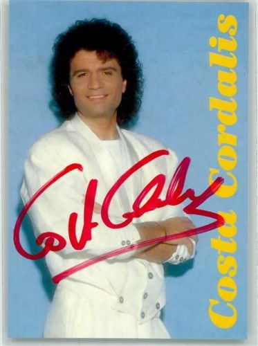 Costa Cordalis Autogramm