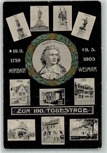 Weimar 1905 Zum 100. Todestag Marbach + Weimar