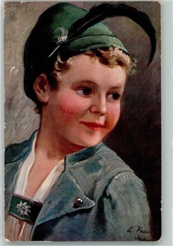 sign. Kranz L. Tracht Kind Serie 1133 TSN 1914 Künstlerkarte