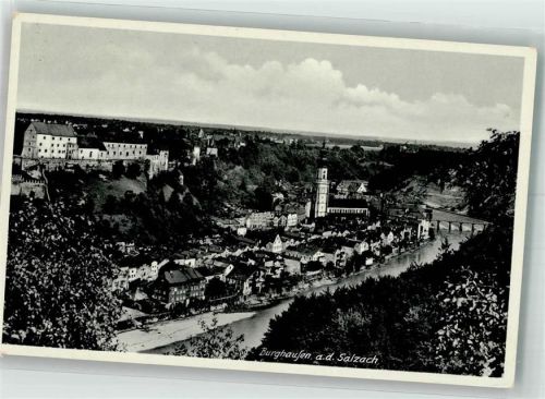 Burghausen 1940 Burg Feldpost WK II