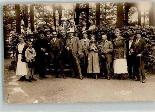 Bad Orb 1919 Gruppenfoto Ort lt. Fotograf