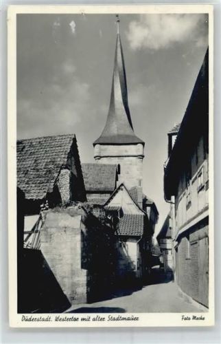 Duderstadt Westertor alte Stadtmauer AKU1