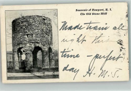 Newport Rhode Island 1904 - The old Stone Mill