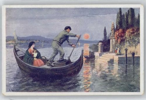 Ribano, A. , Kahnfahrt am Abend
