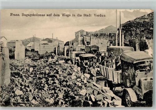 Verdun Westlicher Kriegsschauplatz LKW