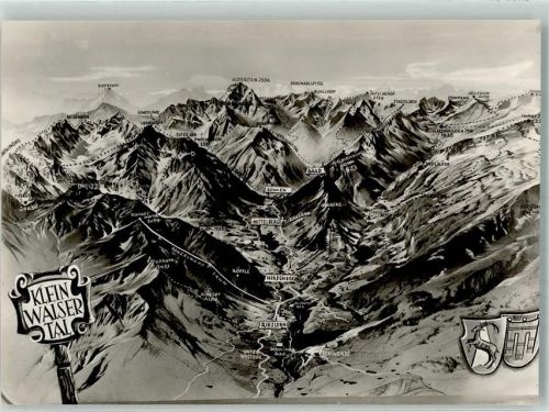 Hirschegg Vogelschau Kleinwalsertal