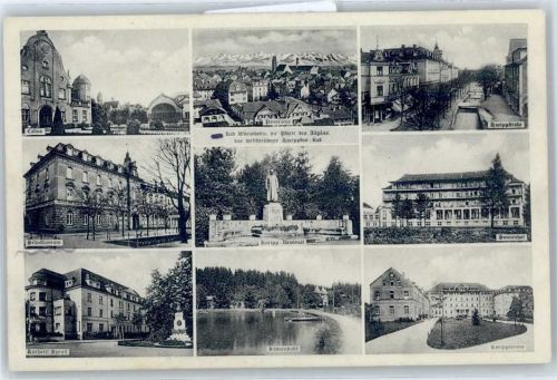 Bad Wörishofen Casino, Gesamtansicht, Denkmal, Sonnenhof, Kurhotel