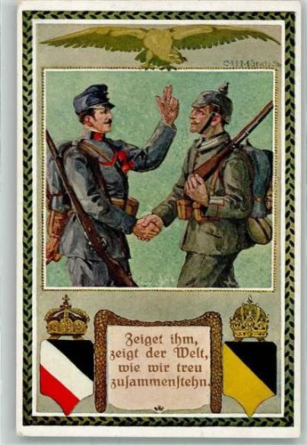 1915 Soldaten K.D. Feld-Post-Exped. 21. Inf.Div. 2. Starkstrom-Kommando 18. Armeekorps 21. Division