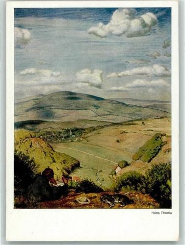 Blick ins Tal in der Neuen Staatsgalerie München Verlag Hanfstaengl Nr. 48