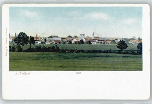 89174 W7901 Altheim (Alb) - Kirche, Ortsansicht