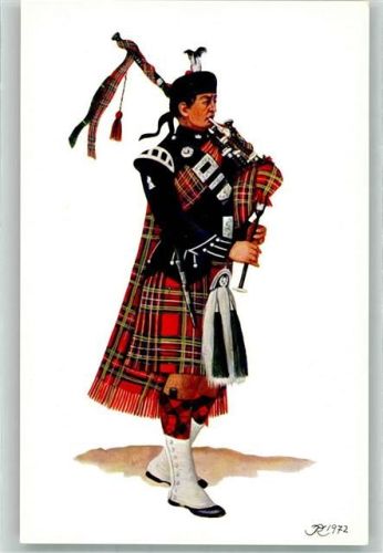 12. Piper The Royal Scots The Royal Regiment No. 1. Dress 1952