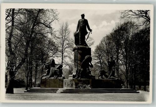 W1000 Tiergarten Am großen Stern Bismarckdenkmal Foto AK