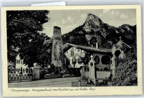 Oberammergau Kriegerdenkmal, Dedler Haus