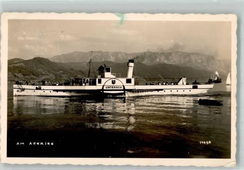 Steinbach Dampfer Unterach Am Attersee