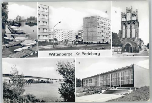 Wittenberge Hafen, Perleberger Straße, Steintor, Elbbrücke, Schwimmhalle