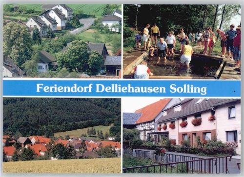37170 W3418 Delliehausen - Teilansicht, Ortspartie, Kneipp-Kur