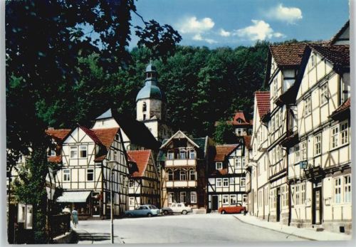 Bad Sooden-Allendorf Rhenanusplatz, Blick zur Kirche