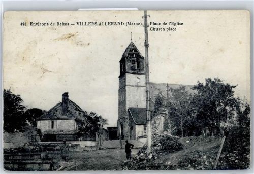 Villers-Allerand Place de l'Eglise, Kirche