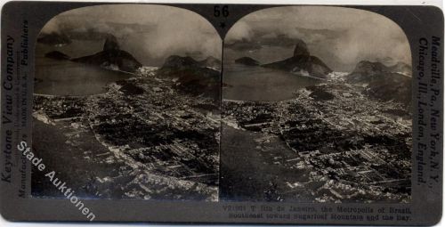 Rio de Janeiro ca. 8 x 19 cm Stereobild