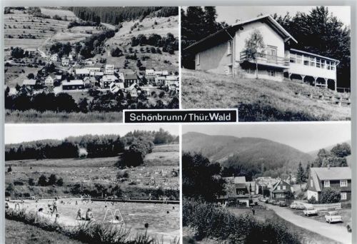 Schönbrunn Berghütte, Ortsansicht, Schwimmbad