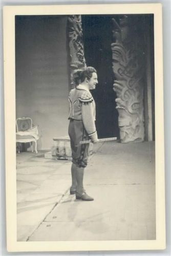 Foto-Karte Theaterschauspieler