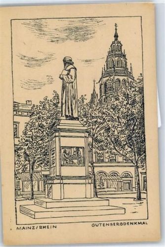 Mainz Gutenberg Denkmal