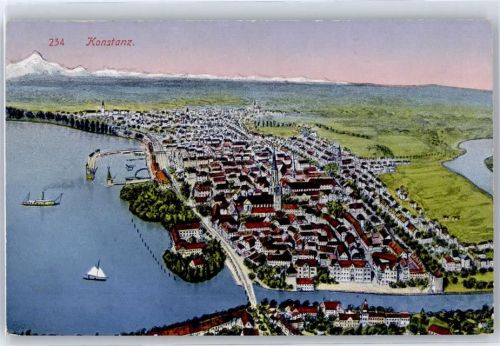 Konstanz Blick aus der Vogelschau