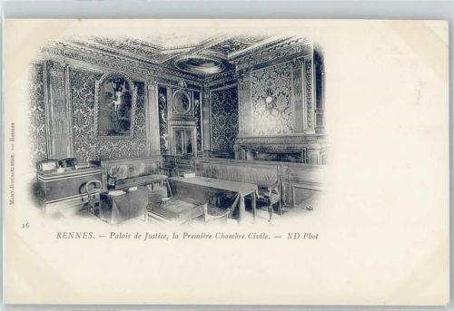 Rennes Palais de Justice, La Premiere Chambre Civile