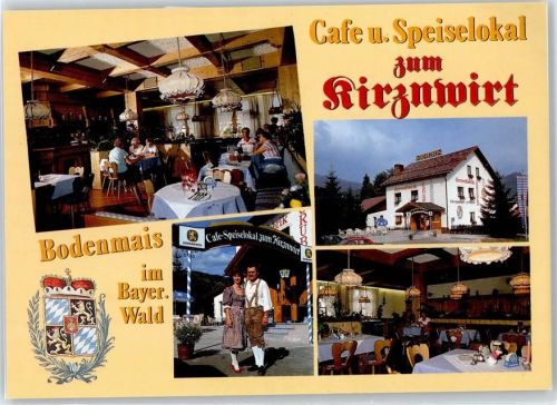 Bodenmais Café, Speiselokal Zum Kirznwirt, Wappen