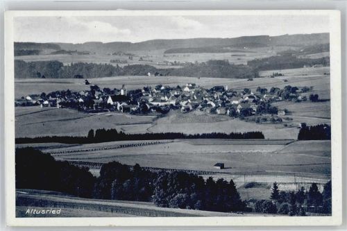 87452 W8966 Altusried - Kirche, Ortsansicht
