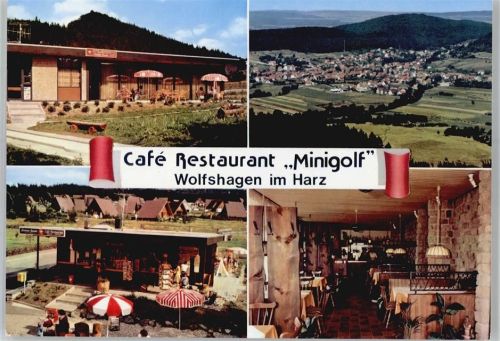Wolfshagen Ortsansicht, Café Restaurant Monigolf