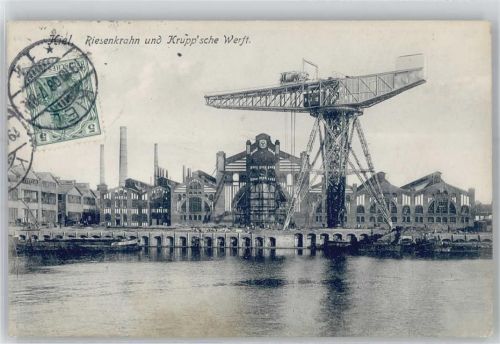 Kiel Krupp'sche Werft, Riesenkran