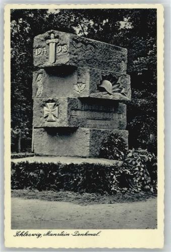 24837 W2380 Schleswig - Manstein Denkmal