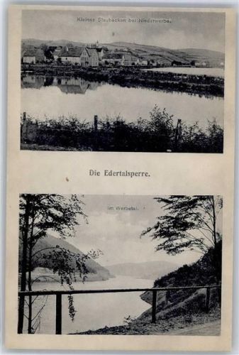 Nieder-Werbe Edertalsperre, Im Werbetal, Kleines Staubecken