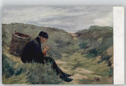 Mann in den Dünnen
