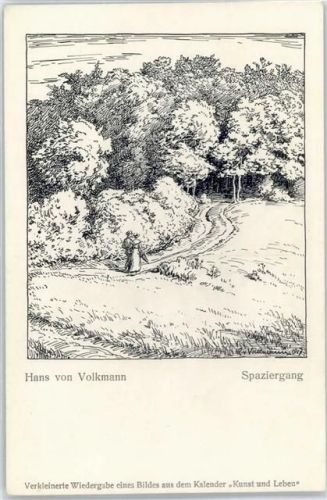 Volkmann, Hans , Spaziergang