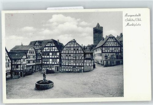 Schlitz Marktplatz, Fachwerkhäuser