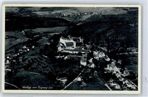 Wolfegg Fliegeraufnahme, Ortsansicht, Schloß