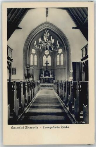 Zinnowitz Inneres der Evangelischen Kirche