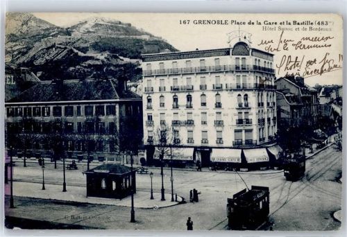 Grenoble Place de la Gare et la Bastille Hotel Straßenbahn