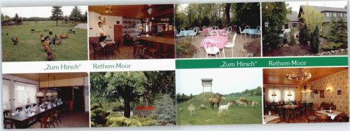 Rethem Gasthaus Zum Hirch, Klapp-Karte