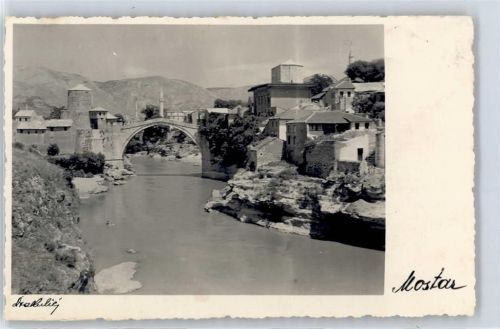 Mostar Foto-Karte