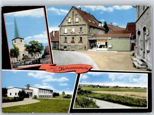 97318 W8710 Kaltensondheim - Kirche, E. Hager