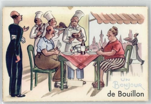 Bouillon Leporello, Humor, Gaststätte