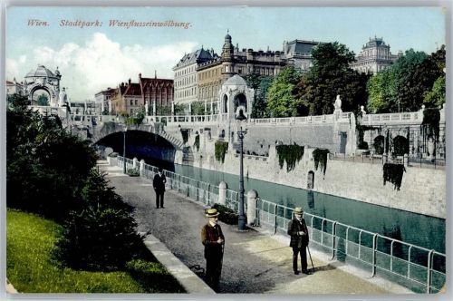Wien Stadtpark, Wienflusseinwölbung