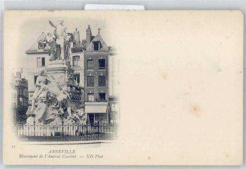 Abbeville Monument de l´Admiral Courbet